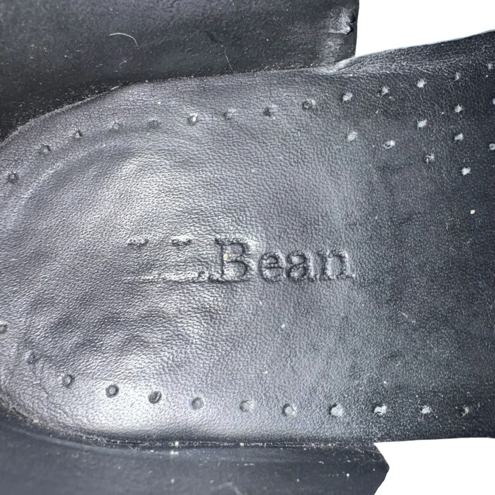 L.L.Bean Womens Black Leather Clogs Slip On Work Shoes 7.5M Comfort - Picture 6 of 7